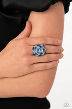 Load image into Gallery viewer, Perfectly Park Avenue - Blue Ring Paparazzi

