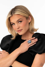 Load image into Gallery viewer, Perfectly Park Avenue - Blue Ring Paparazzi

