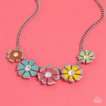 Load image into Gallery viewer, Playful Posies Multi Paparazzi Life of the Party Necklace July 2023

