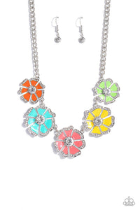 Playful Posies Multi Paparazzi Life of the Party Necklace July 2023