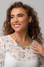 Load image into Gallery viewer, Playful Posies Multi Paparazzi Life of the Party Necklace July 2023
