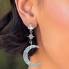 Load image into Gallery viewer, Galactic Grouping - Blue Earrings Sunset Sightings August 2023
