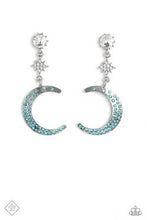 Load image into Gallery viewer, Galactic Grouping - Blue Earrings Sunset Sightings August 2023
