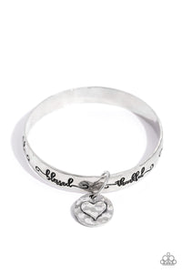 "TANGIBLE THANK YOU" SILVER BRACELET