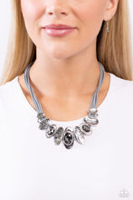 Load image into Gallery viewer, Sliding Splendor - Silver Necklace
