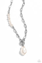 Load image into Gallery viewer, Courting Cosmopolitan - White Paparazzi Necklace
