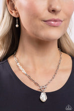 Load image into Gallery viewer, Courting Cosmopolitan - White Paparazzi Necklace
