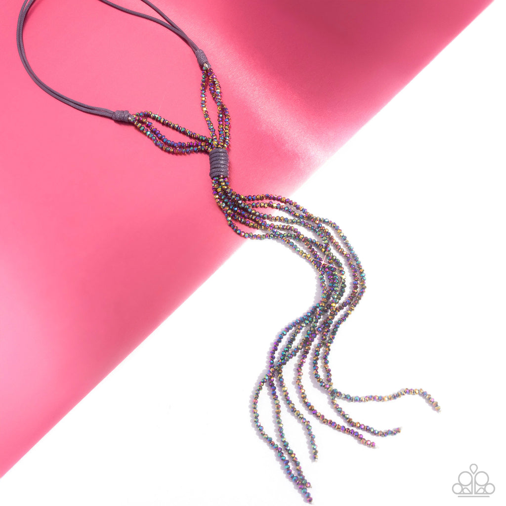 Knotted Karma Necklace__Silver__Multi