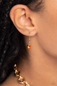 "BENEVOLENT BLING" GOLD NECKLACE & EARRING SET