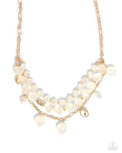 Load image into Gallery viewer, Cubed Cameo - Gold Necklace

