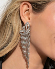 Load image into Gallery viewer, Aerial Accent - White Earrings
