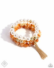 Load image into Gallery viewer, &quot;MARBLED MIRAGE&quot; ORANGE FASHION FIX BRACELET
