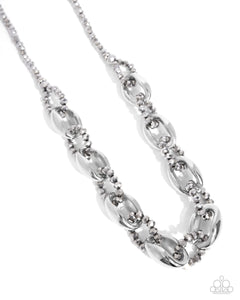 Flickering Fact - Silver Necklace