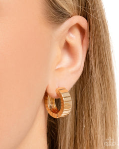 "BOLD Up!" Gold Post Earrings