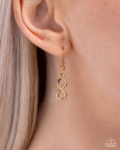 Confidence in Him - Multi Gold Blessed Silver Infinity Affirmation Mixed Metal Short Necklace