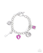 Load image into Gallery viewer, Momentary Bliss - Pink Necklce &amp; Momentary Balance - Pink Bracelet Complete Look
