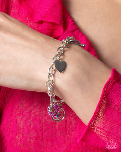 Momentary Bliss - Pink Necklce & Momentary Balance - Pink Bracelet Complete Look