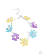 Load image into Gallery viewer, Necklace: &quot;Floral Revival - Purple&quot; Bracelet: &quot;Fresh Flowers - Purple&quot; Complete Look
