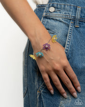 Load image into Gallery viewer, Necklace: &quot;Floral Revival - Purple&quot; Bracelet: &quot;Fresh Flowers - Purple&quot; Complete Look
