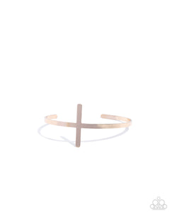 Holy Headline - Gold Cuff Bracelet