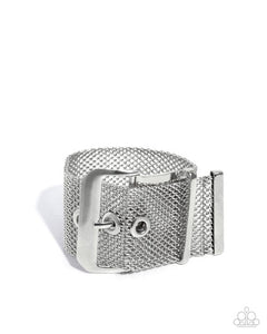 Defiant Display - Silver Mesh Buckle Belt Bracelet - EMP 2025 Week 1 Exclusive
