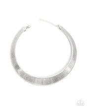 Load image into Gallery viewer, Fringe Formal - Silver Bar Short Necklace - 2025 EMP Exclusive Week 2
