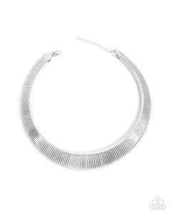 Fringe Formal - Silver Bar Short Necklace - 2025 EMP Exclusive Week 2