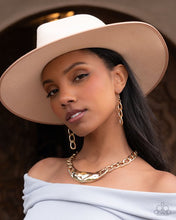Load image into Gallery viewer, Peak of Pizzazz - Gold Chunky Gem Short Necklace - 2025 EMP Exclusive Week 2
