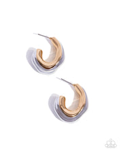 Load image into Gallery viewer, Metallic Multicolored - Multi Silver Gold Mixed Metal Hoop Earrings - Paparazzi - Life of the Party September 2025
