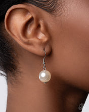 Load image into Gallery viewer, Sophisticated to the Max - White Pearl Silver Layered Short Necklace - Paparazzi - 2025 Convention Exclusive
