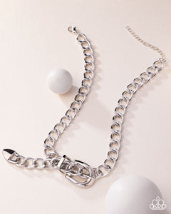 Bold Buckle Silver Curb Chain - 2025 Convention Exclusive