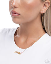 Load image into Gallery viewer, Grateful for You - Gold Affirmation Short Necklace
