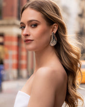 Load image into Gallery viewer, Own the Crowd - Silver Large Teardrop Post Earrings - Paparazzi
