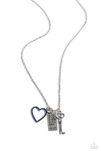Load image into Gallery viewer, Indulgent Belief - Blue Inspirational Necklace
