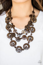 Load image into Gallery viewer, &quot;CATALINA COASTIN&quot; BROWN NECKLACE Paparazzi
