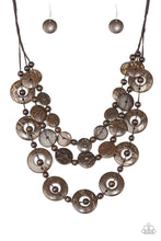 Load image into Gallery viewer, &quot;CATALINA COASTIN&quot; BROWN NECKLACE Paparazzi
