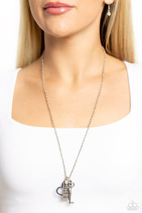 Indulgent Belief - Blue Inspirational Necklace