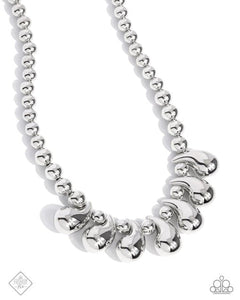 Raindrop Rebel Necklace Silver October 2024