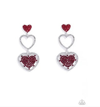 Load image into Gallery viewer, Couple&#39;s Celebration - Red Earrings
