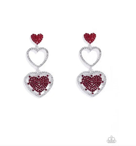 Couple's Celebration - Red Earrings