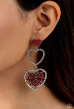 Load image into Gallery viewer, Couple&#39;s Celebration - Red Earrings
