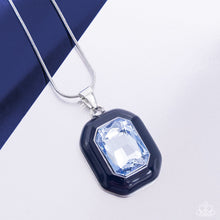 Load image into Gallery viewer, Energetic Energy Blue Rhinestone Necklace
