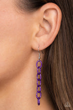 Load image into Gallery viewer, Mardi Gras Mayhem Purple Neckace
