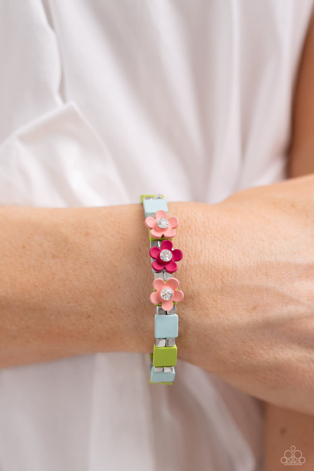 Sincerely Springtime Multi Stretchy Bracelet