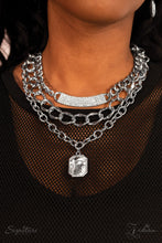 Load image into Gallery viewer, The Stacy - ZI Signature Series - Silver Necklace Set
