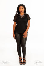 Load image into Gallery viewer, The Stacy - ZI Signature Series - Silver Necklace Set
