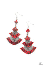 Load image into Gallery viewer, Eastern Expression - Earrings Red Fashion Fix Exclusive
