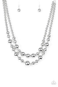 I Double Dare You - Silver Paparazzi Necklace