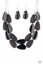Colorfully Calming - Black Necklace - Barbara Towles Masterson's Store