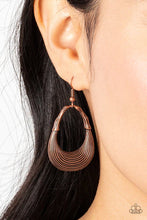 Load image into Gallery viewer, Terra Timber - Copper Paparazzi Earrings

